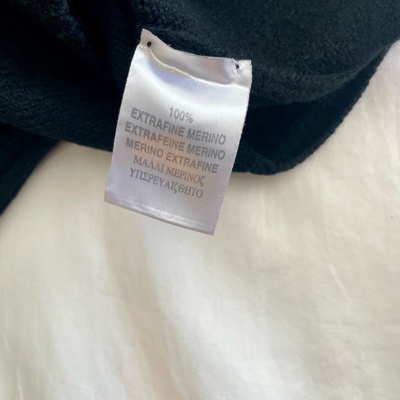 Vintage Burberry Nova Check Snap Button Turtleneck Merino Sweater - Picture 8 of 11